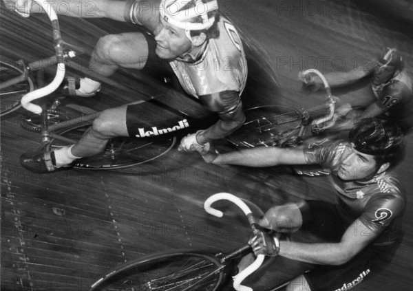 Zurich Sixdays 1988: Daniel Wyder, Bruno Holenweger.