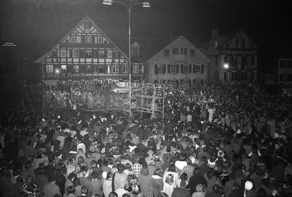 Guggenmusik meeting, Küssnacht am Rigi 1973.