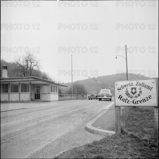 Rafz, Swiss customs office; 1957.
