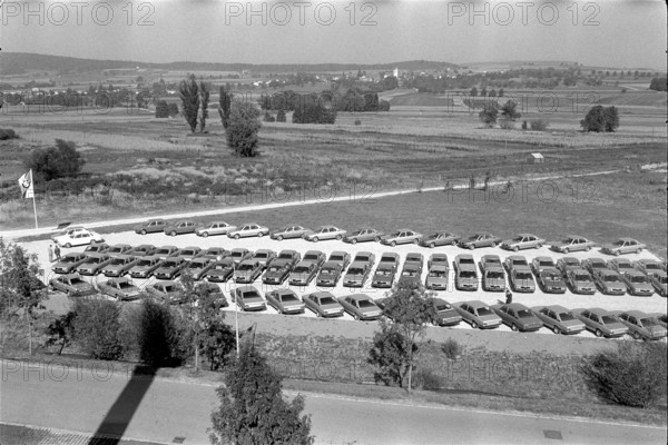 Parking place of BWW Switzerland in Dielsdorf 1972.