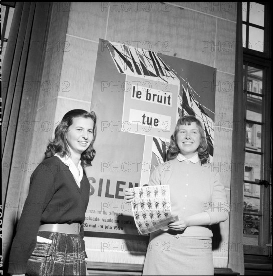 Campaign against noise, 1956.