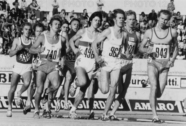 EC 1974 Rome, finals 1500m: Rolf Gysin (963).