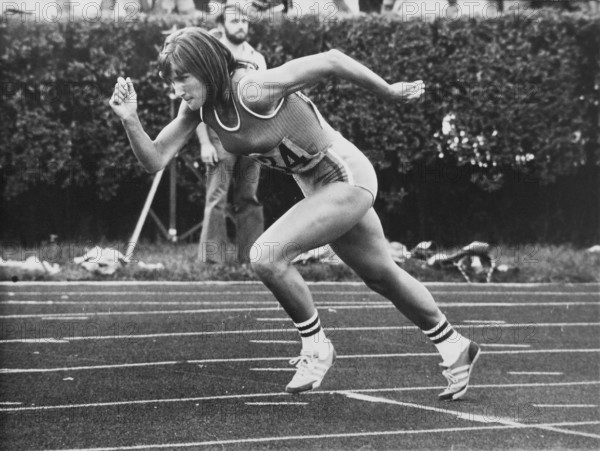Swiss Championships 1974 Lugano: Uschi Meyer.