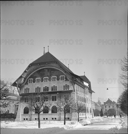 Le Locle, Hotel de Ville, 1946.
