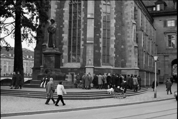Czech students on hunger strike in Zurich, 1969.