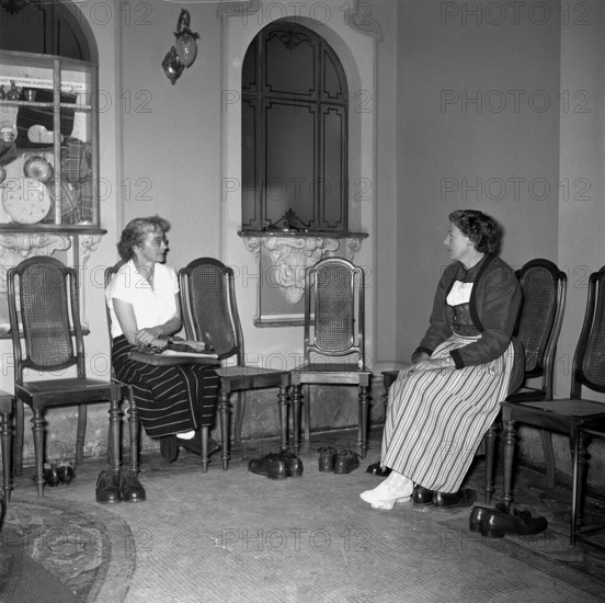 Yoga school in Zurich, 1953.