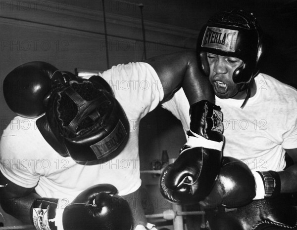 Muhammad Ali sparring 1967.