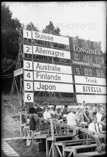 World Championchip on the Rotsee 1962: Scoreboard.