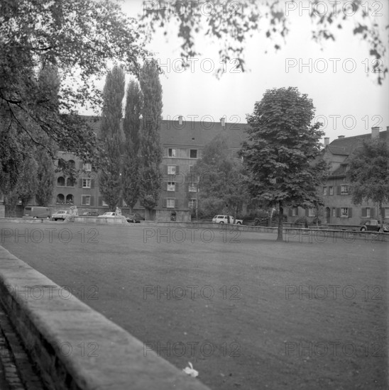 Birkenhof schoolyard in Bättwil 1969.