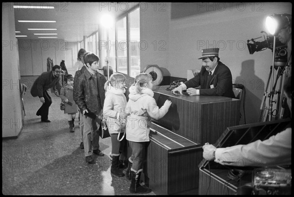 Telerecording with 'Blick-twins' to: 'Treffpunkt Airport' 1970.