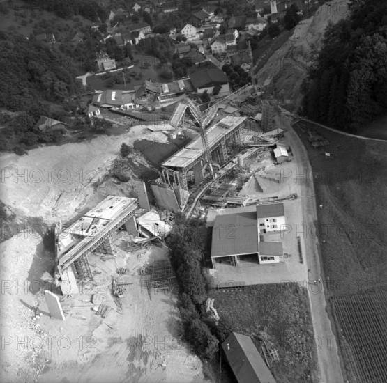 Collapse of the autobahn after landslide, Eptingen.