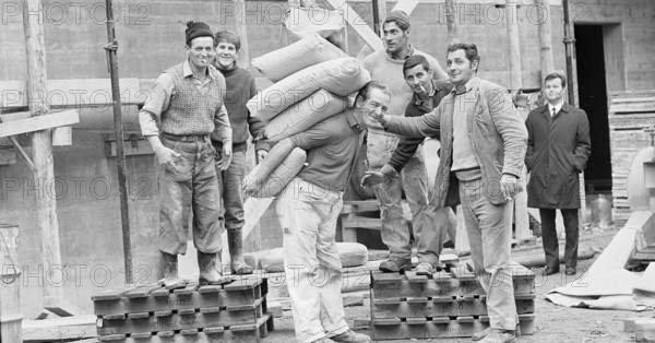 Sepp Stierli, worker at the 1969 Chrampf Olympics.
