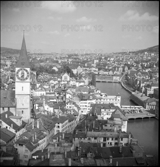 Old Town of Zurich, 1948.