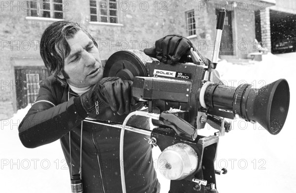 Gunter Sachs in St. Moritz, 1968.