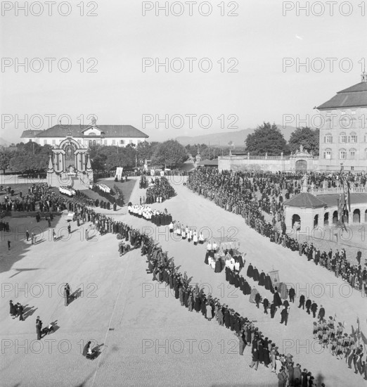 Rosary celebration in Einsiedeln, 1941.