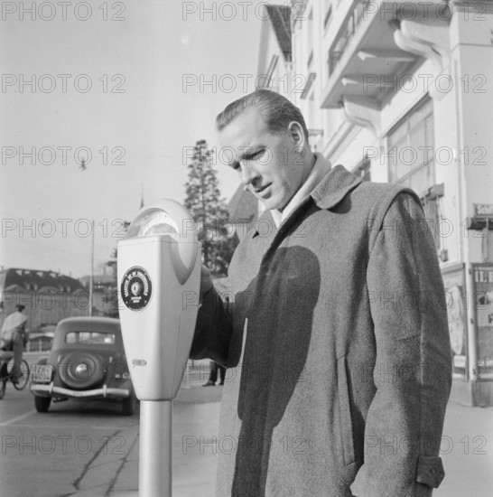 Man with Parking Meter, 1956.
