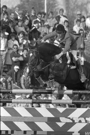 CSIO St. Gallen 1978: Hugo Simon auf Little One.