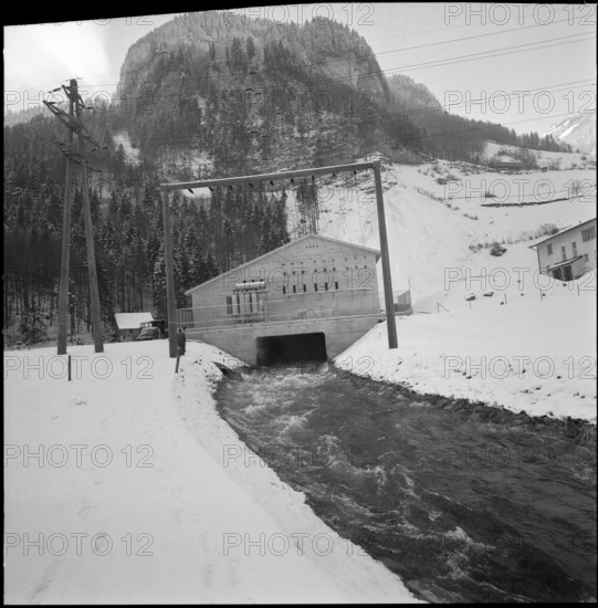 Hinterthal power station 1960.