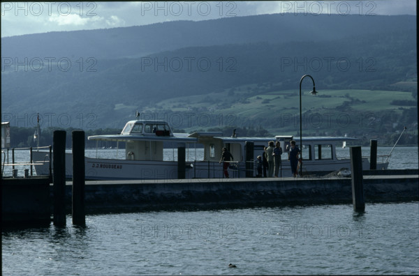 Landing stage Erlach, 1981.