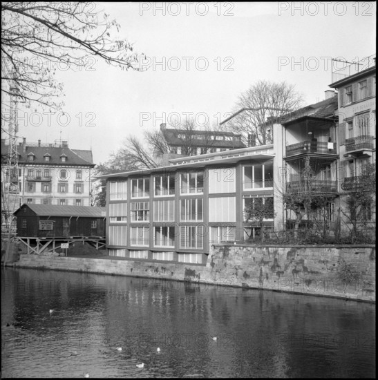 House at the Schanzengraben, Zürich, 1953.