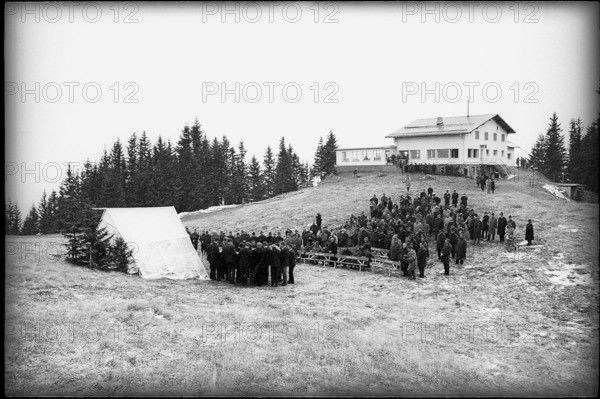 Hubertus mass in Engelberg, 1964.