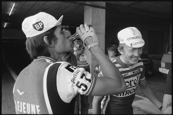 Tour de Suisse 1978: Daniel Gisiger and Sepp Fuchs.