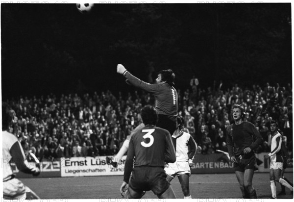 NLA 1973/74: Grasshoppers Zurich - FC Basel; Marcel Kunz.