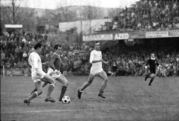 International match Switzerland - Hungary 1970: Köbi Kuhn.