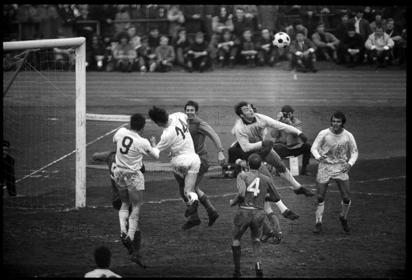 NLA 1969/70: FC Zurich - FC Basel; Keeper Kunz.