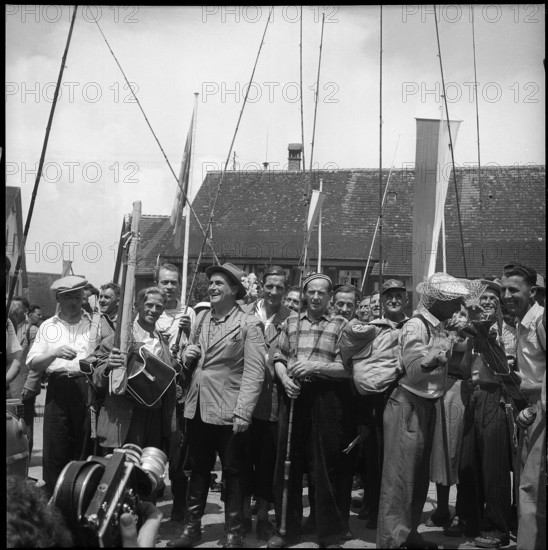 Fishing contest in Andelfingen 1955.