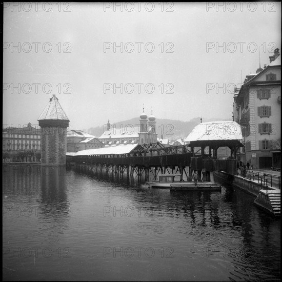 Kapellbrücke Lucerne, 1953.