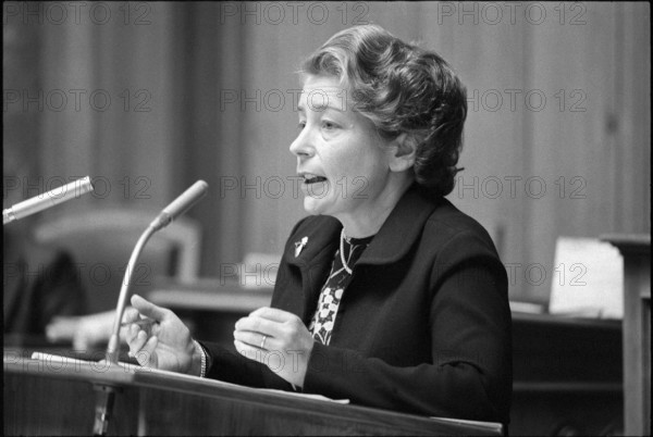 Elisabeth Blunschy, Member of the National Council 1971.