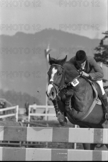 CSIO Lucerne 1974: Gerd Wiltfang and Eros.