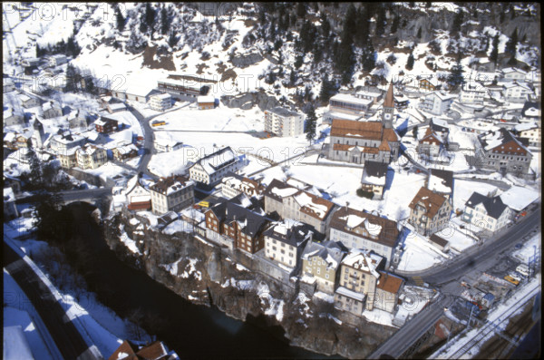 Village Goschenen, 1980.