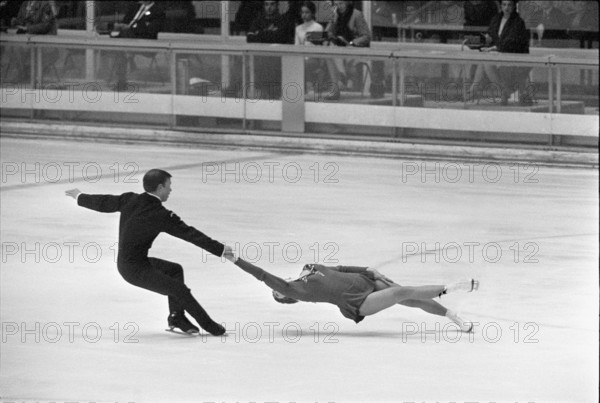 Olympic Winter Games in Grenoble 1968: Pairs Skating.