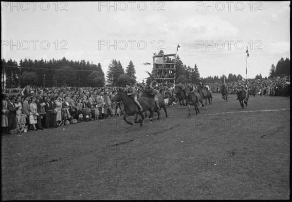 49th Marché-Concours Saignelégier, boys race, 1952.