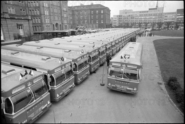 New VBZ Buses for the City of Zürich, 1973.