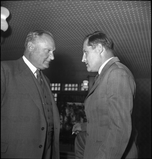 General meeting Swissair, R. Speich, G. von Meiss 1949.