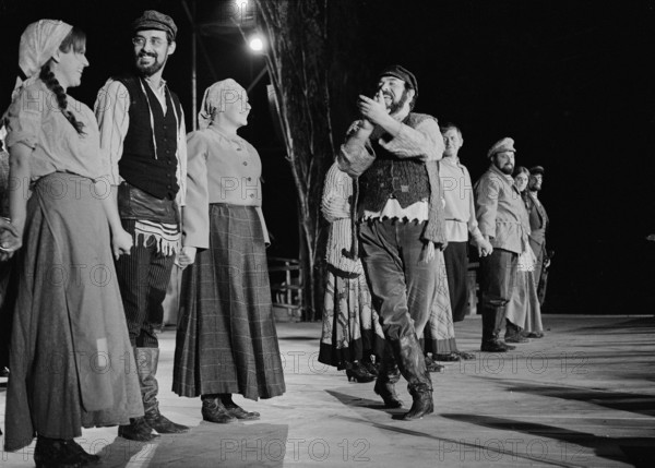 Musical Anatevka at Rieterpark Zürich 1969.