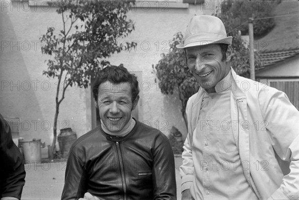 Tour de Suisse 1969: Luigi Taveri and Ferdi Kübler.