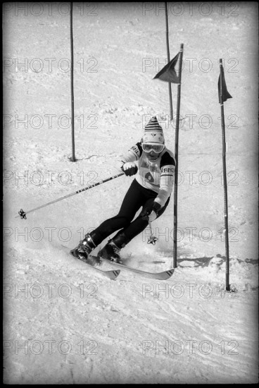 Ski-WM St. Moritz 1974: Patricia Emonet.