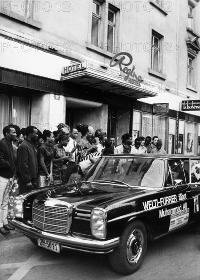 Muhammad Ali in Zürich 1971.