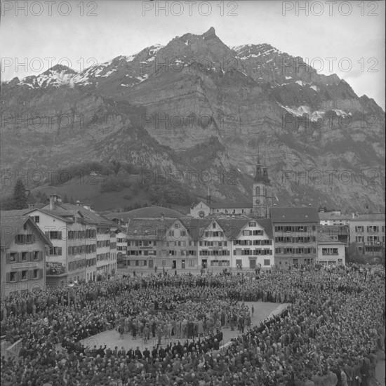 Glarus voter's meeting 1952.