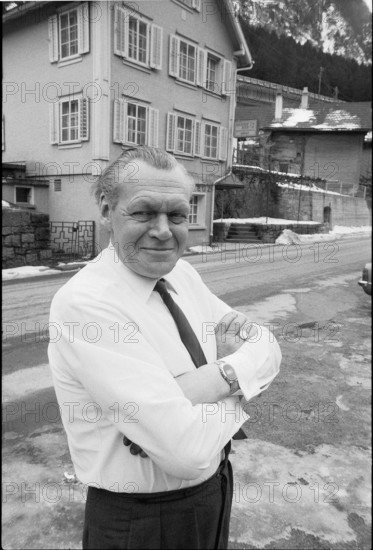 Walter Schühle, landlord, has seen Ufos at Gurtnellen 1979.