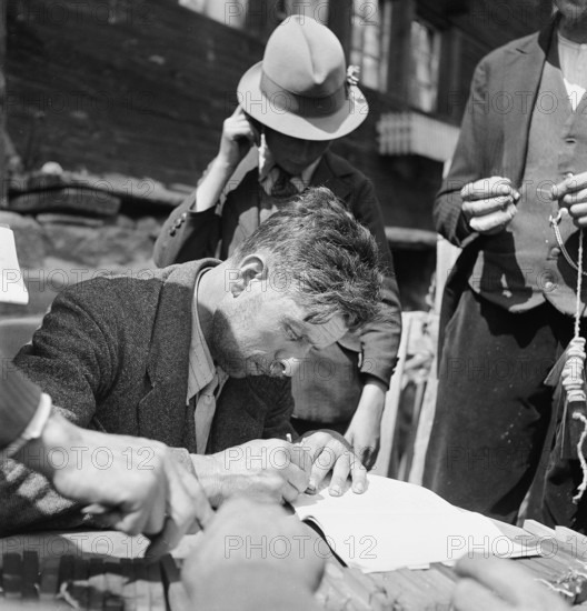 Distribution of the mountain pastures in the Loetschental, 1941.
