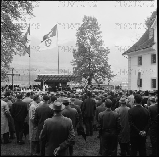Sarnen: Obwalden voter's meeting 1961.