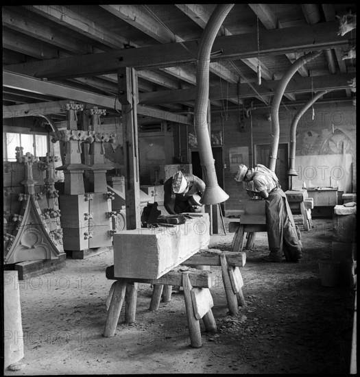 Stonemasons' lodge in Berne 1943.