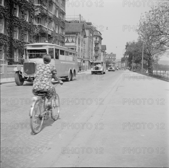 Street in Zurich; 1940.