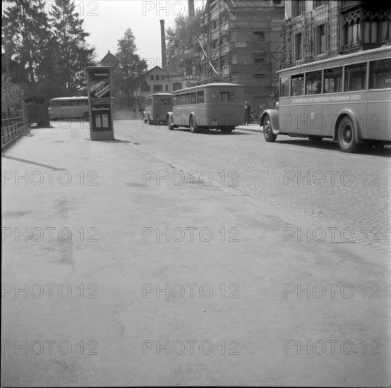Street in Zurich; 1940.