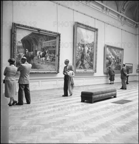Burnand exhibition in Lausanne 1950.